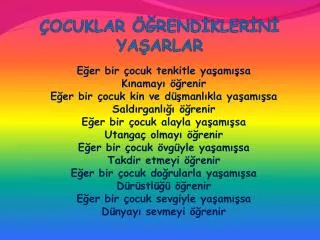 ocuklar rend kler n ya arlar
