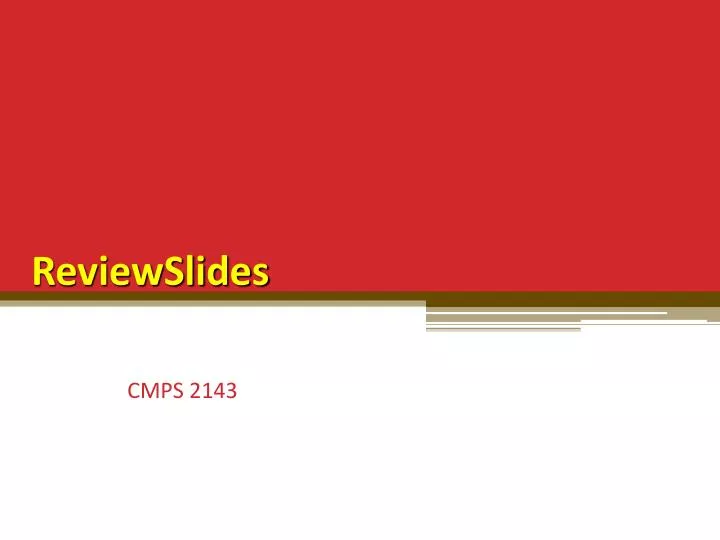 reviewslides