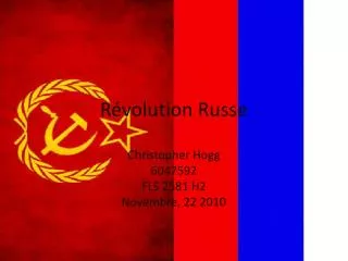 r volution russe
