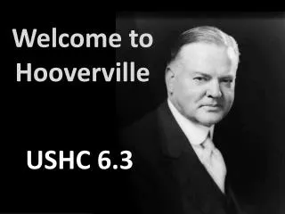 Welcome to Hooverville