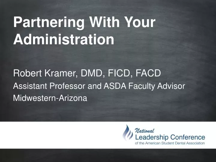 partnering with your administration