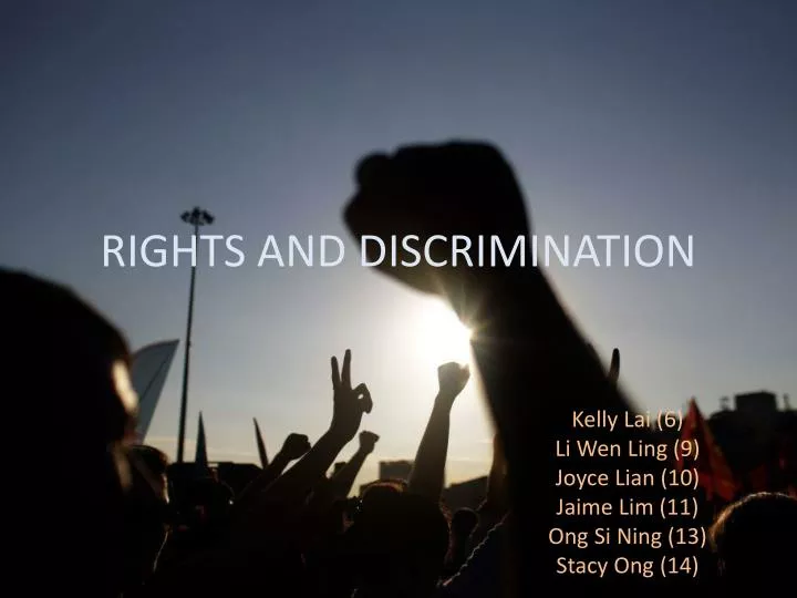 rights and discrimination