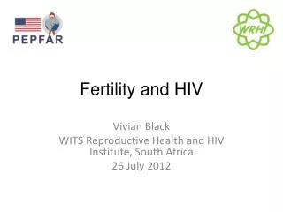 Fertility and HIV