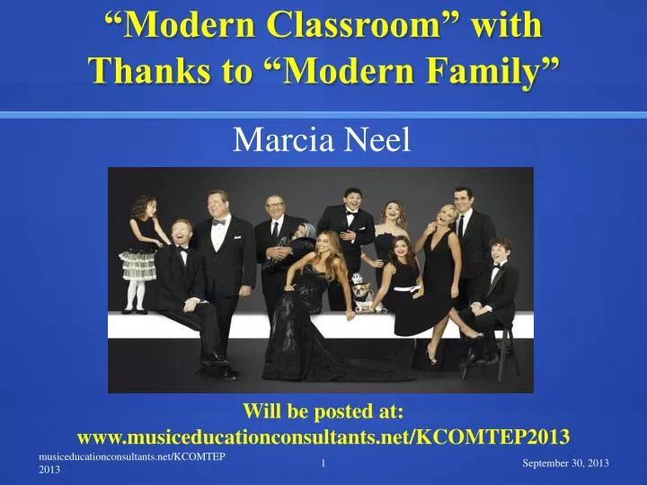 modern classroom with thanks to modern family