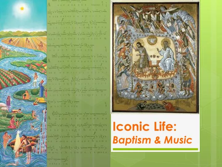 iconic life baptism music