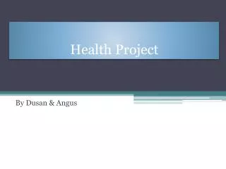 Health Project