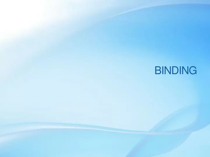 binding