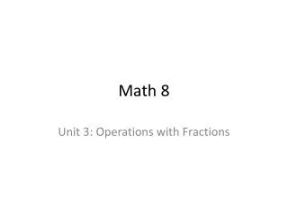 Math 8