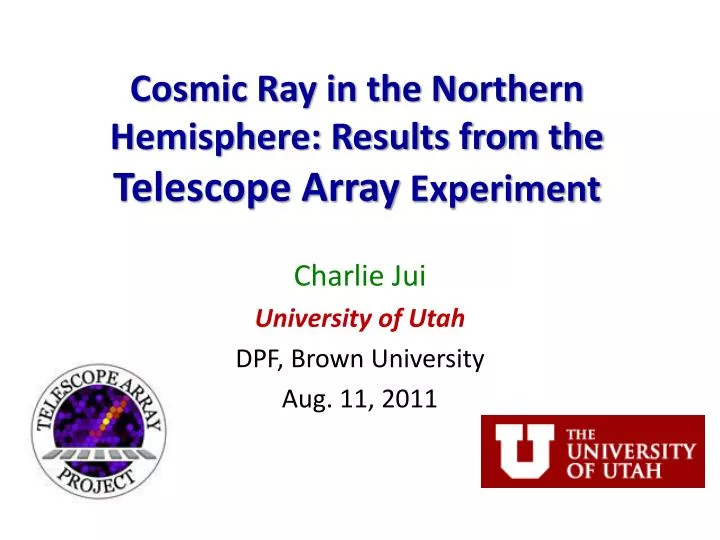 cosmic ray in the northern hemisphere results from the telescope array experiment