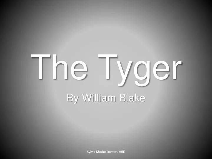 the tyger