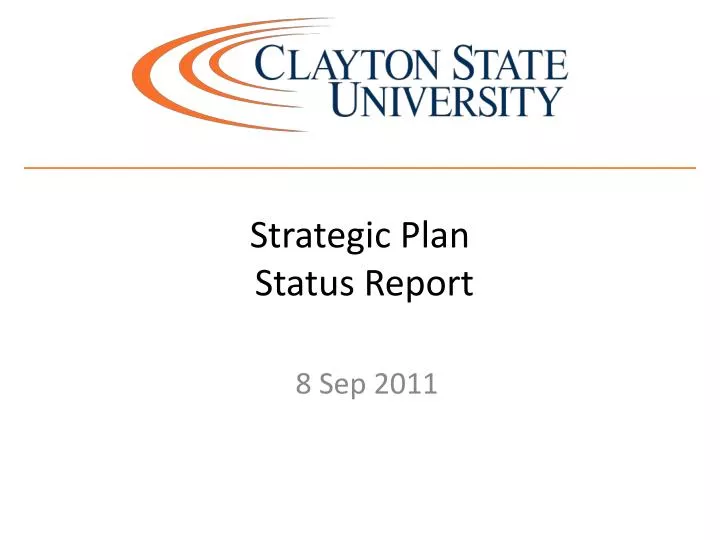 strategic plan status report