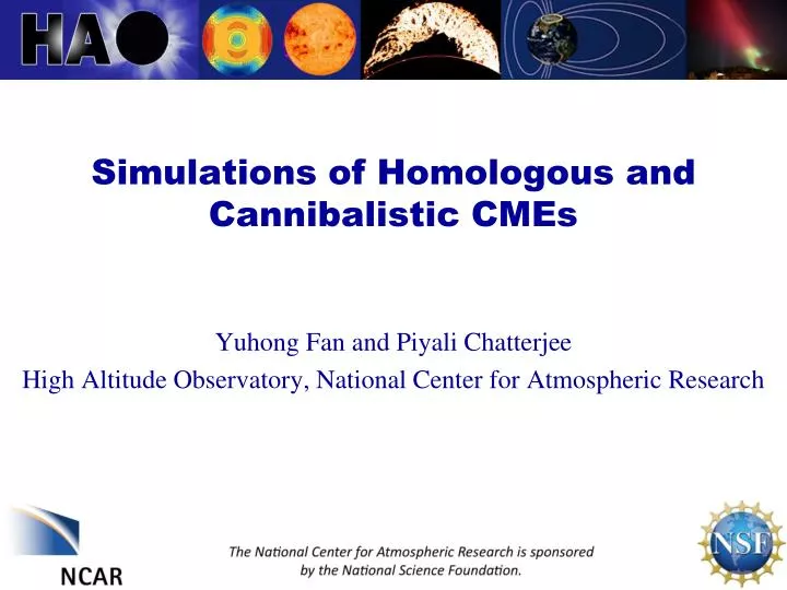 simulations of homologous and cannibalistic cmes