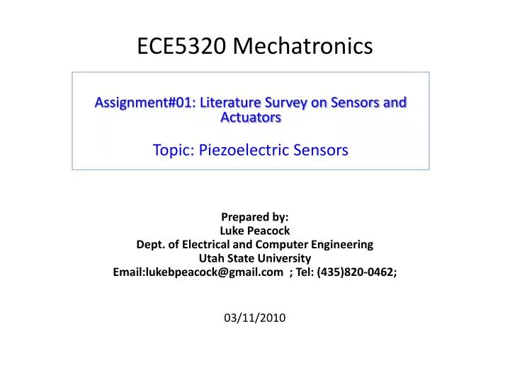ece5320 mechatronics