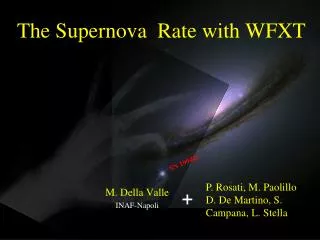 The Supernova Rate with WFXT