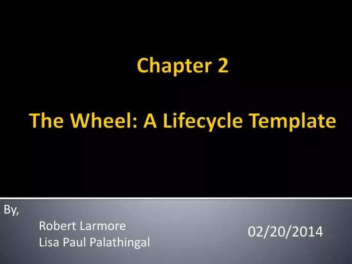 chapter 2 the wheel a lifecycle template