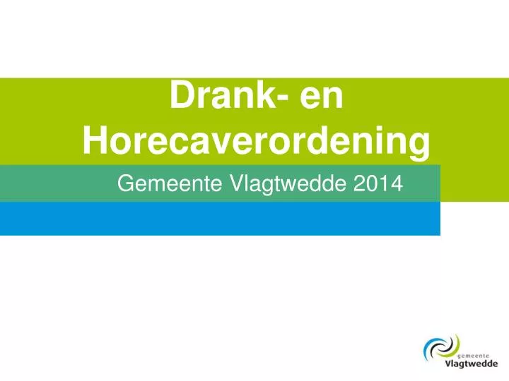 drank en horecaverordening