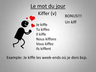 le mot du jour