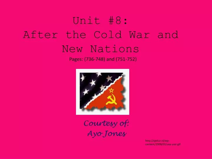 unit 8 after the cold war and new nations
