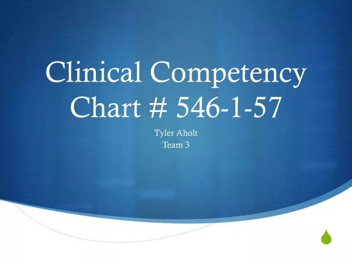 clinical competency chart 546 1 57