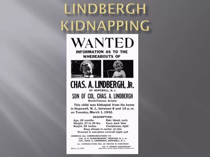 lindbergh kidnapping