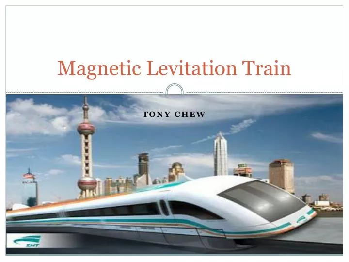 magnetic levitation train
