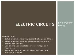 Electric Circuits