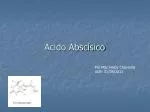 Acido Abscísico - slide 1