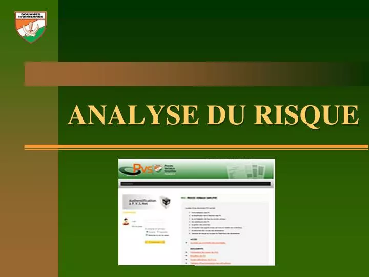 analyse du risque