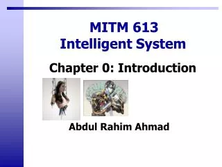 MITM 613 Intelligent System