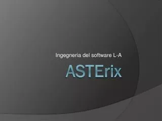 ingegneria del software l a
