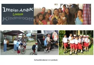 Schoolkinderen in Lombok