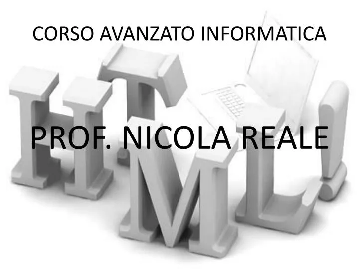 corso avanzato informatica