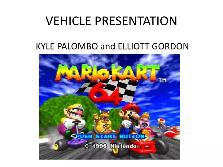 vehicle presentation