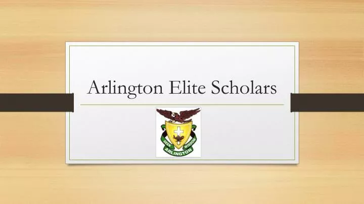 arlington elite scholars