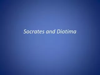 Socrates and Diotima