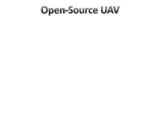 Open-Source UAV