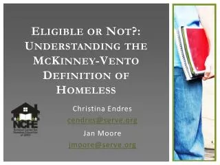 Eligible or Not?: Understanding the McKinney-Vento Definition of Homeless