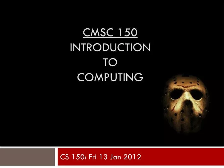 cmsc 150 introduction to computing