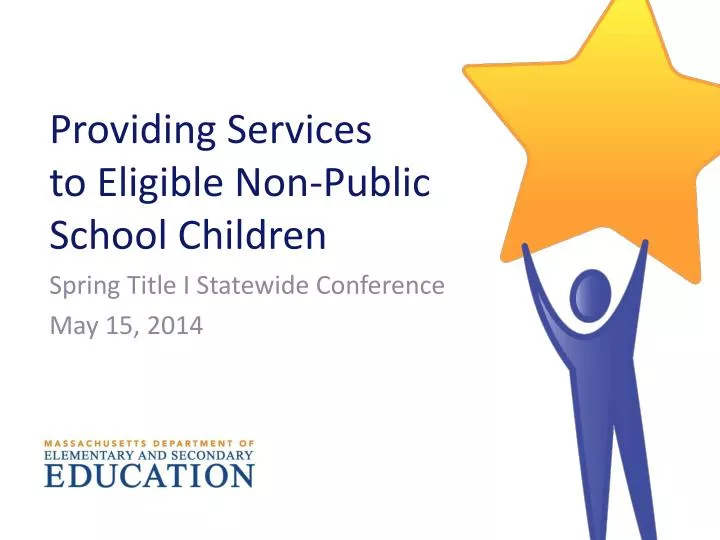 providing services to eligible non public school children