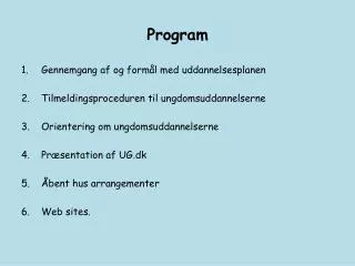 program