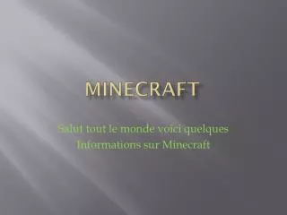 minecraft