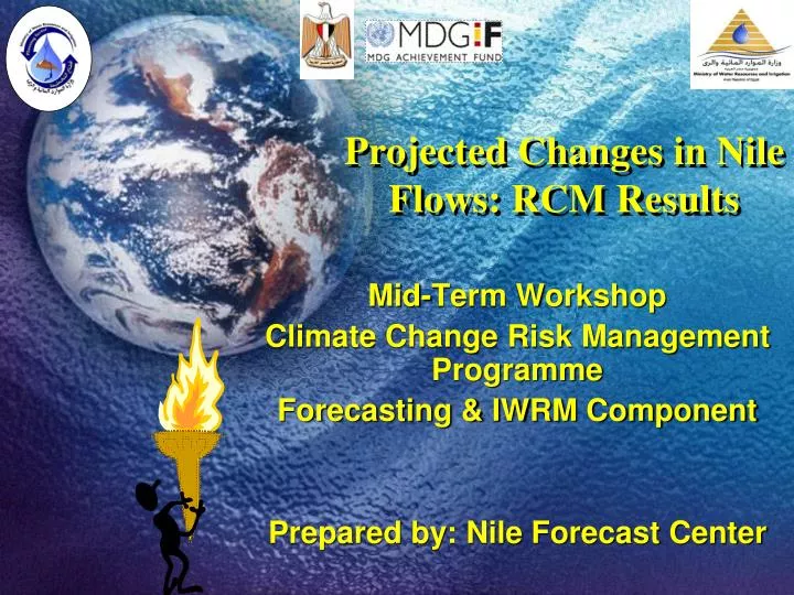 projected changes in nile flows rcm results