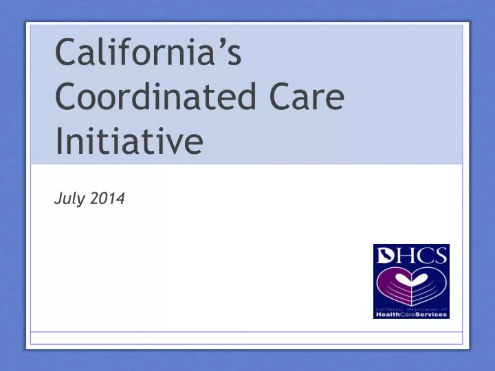 california s coordinated care initiative