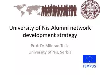 University of Nis Alumni network development strategy