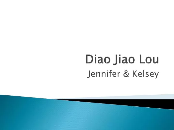 diao jiao lou