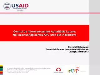 Centrul de Informare pentru Autoritățile Locale :