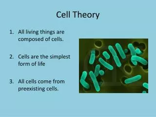 Cell Theory