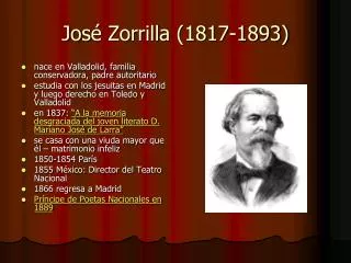 jos zorrilla 1817 1893