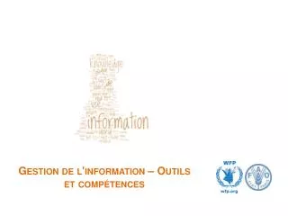 gestion de l information outils et comp tences