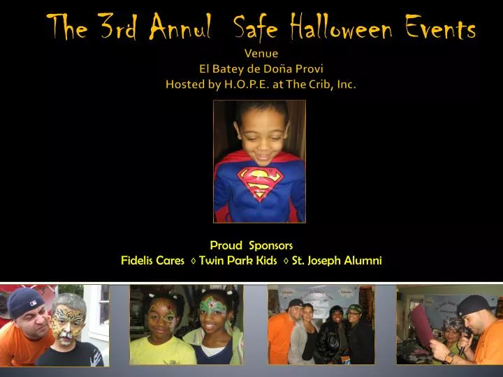 the 3rd annul safe halloween events